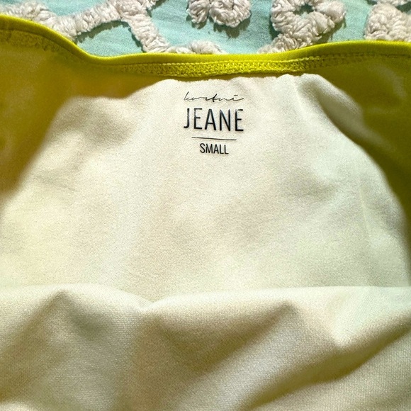 KORTNI JEANE High Waisted Swim Bottoms “Lemon” - Sz S - Picture 2 of 5